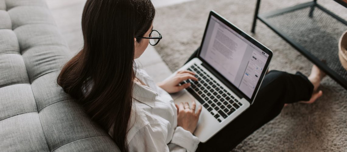 Canva - Woman Working At Home Using Her Laptop